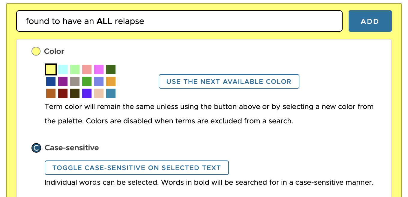 case-sensitive example