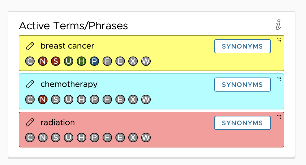 subway icons example in EMERSE