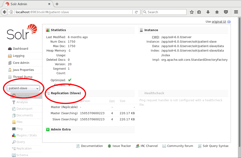 Patient Slave Index incorrectly configured